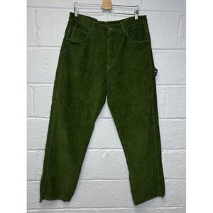 Drew House Corduroy Carpenter Pants‎ Green 36 x 33 NWOT Unfinished Hem Mens